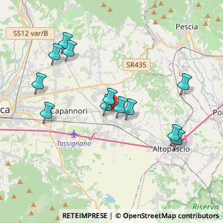 Mappa Via Pacini, 55016 Porcari LU, Italia (4.08)