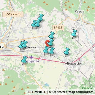 Mappa Via Pacini, 55016 Porcari LU, Italia (3.51083)