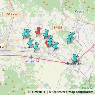 Mappa Via Pacini, 55016 Porcari LU, Italia (3.03643)