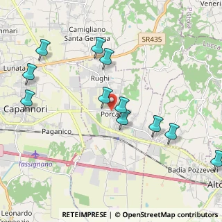 Mappa Via Pacini, 55016 Porcari LU, Italia (2.29091)