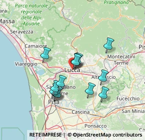 Mappa Piazza S. Martino, 55100 Lucca LU, Italia (12.05)