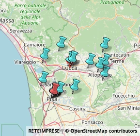 Mappa Piazza S. Martino, 55100 Lucca LU, Italia (12.2875)