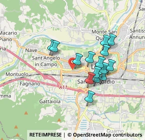 Mappa Via Aldo Muston, 55100 Lucca LU, Italia (1.51667)
