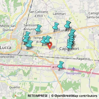 Mappa Via Vecchia Romana, 55100 Lucca LU, Italia (1.8185)