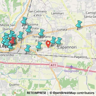 Mappa Via Vecchia Romana, 55100 Lucca LU, Italia (2.863)