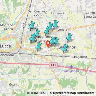 Mappa Via Vecchia Romana, 55100 Lucca LU, Italia (1.37917)