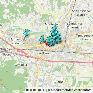 Mappa Via della Cittadella, 55100 Lucca LU, Italia (0.82625)