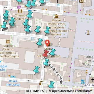 Mappa Piazza S. Romano, 55100 Lucca LU, Italia (0.08)