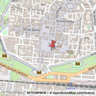 Mappa Piazza del Giglio, 4, 55100 Lucca, Lucca (Toscana)