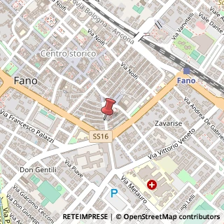 Mappa Via Cavour, 31, 61032 Fano, Pesaro e Urbino (Marche)