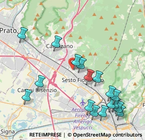 Mappa Via Ippolito Nievo, 50019 Sesto Fiorentino FI, Italia (4.87)