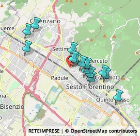 Mappa Via Ippolito Nievo, 50019 Sesto Fiorentino FI, Italia (1.56929)