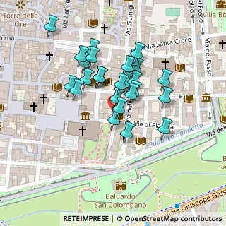 Mappa Via dell'Arcivescovado, 55100 Lucca LU, Italia (0.08148)