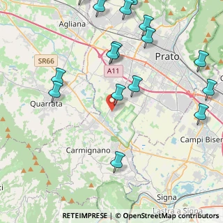 Mappa Via Franco Ciatti, 59100 Prato PO, Italia (5.78529)