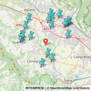 Mappa Via Franco Ciatti, 59100 Prato PO, Italia (4.668)