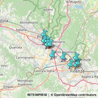 Mappa Via dei Confini, 50010 Campi Bisenzio FI, Italia (5.505)