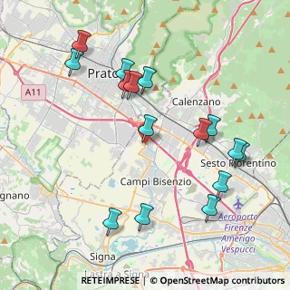 Mappa Via dei Confini, 50010 Campi Bisenzio FI, Italia (4.44333)