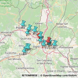 Mappa Via dei Confini, 50010 Campi Bisenzio FI, Italia (11.30143)