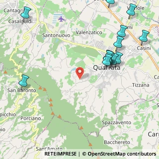 Mappa Via Bargo, 51039 Quarrata PT, Italia (2.77462)