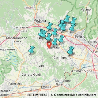 Mappa Via Bargo, 51039 Quarrata PT, Italia (6.19389)