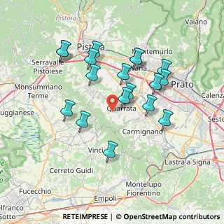 Mappa Via Bargo, 51039 Quarrata PT, Italia (7.04833)