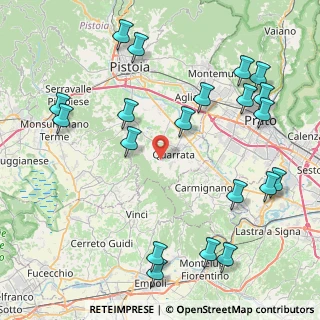 Mappa Via Bargo, 51039 Quarrata PT, Italia (10.69)