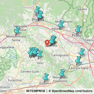 Mappa Via Bargo, 51039 Quarrata PT, Italia (8.725)