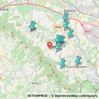 Mappa Via Bargo, 51039 Quarrata PT, Italia (3.55727)
