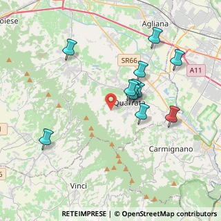 Mappa Via Bargo, 51039 Quarrata PT, Italia (3.68455)