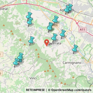 Mappa Via Bargo, 51039 Quarrata PT, Italia (4.85643)