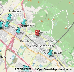 Mappa Via dell'Olmo, 50019 Sesto Fiorentino FI, Italia (3.3075)