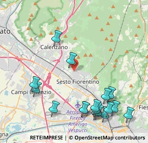 Mappa Via dell'Olmo, 50019 Sesto Fiorentino FI, Italia (5.2)