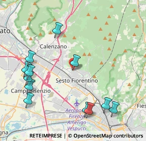 Mappa Via dell'Olmo, 50019 Sesto Fiorentino FI, Italia (5.03417)
