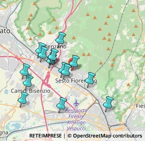 Mappa Via dell'Olmo, 50019 Sesto Fiorentino FI, Italia (3.52667)