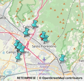 Mappa Via dell'Olmo, 50019 Sesto Fiorentino FI, Italia (3.9925)