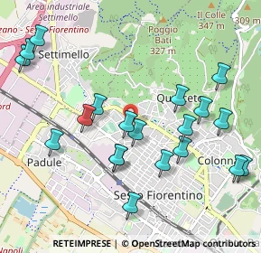 Mappa Via dell'Olmo, 50019 Sesto Fiorentino FI, Italia (1.127)