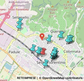 Mappa Via dell'Olmo, 50019 Sesto Fiorentino FI, Italia (1.0055)