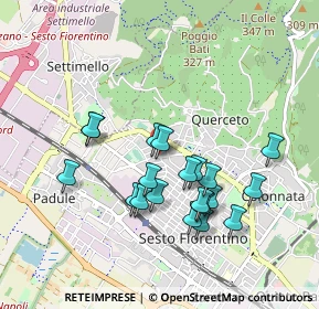 Mappa Via dell'Olmo, 50019 Sesto Fiorentino FI, Italia (0.8725)