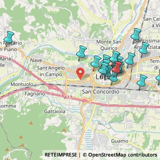 Mappa Via Cristoforo Malvezzi, 55100 Lucca LU, Italia (2.342)