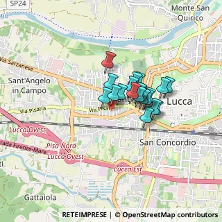 Mappa Via Cristoforo Malvezzi, 55100 Lucca LU, Italia (0.5645)