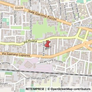 Mappa Via Silvio Ferri, 105, 55100 Lucca, Lucca (Toscana)