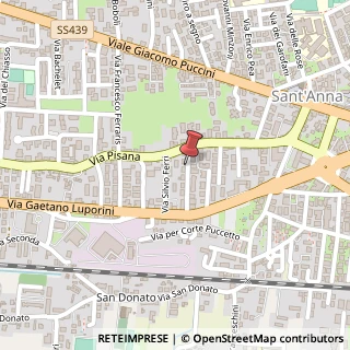 Mappa Via Cristoforo Malvezzi, 58, 55100 Lucca, Lucca (Toscana)