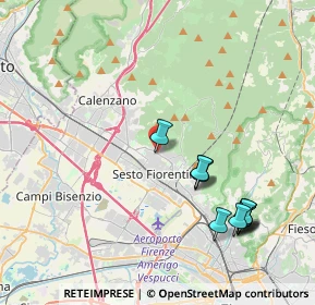 Mappa Via Napoli, 50019 Sesto Fiorentino FI, Italia (4.42545)