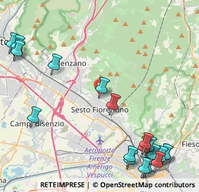 Mappa Via Napoli, 50019 Sesto Fiorentino FI, Italia (6.2485)