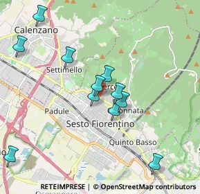 Mappa Via Napoli, 50019 Sesto Fiorentino FI, Italia (1.95091)