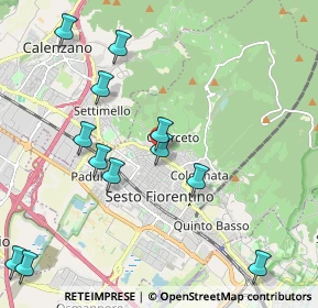 Mappa Via Napoli, 50019 Sesto Fiorentino FI, Italia (2.41083)