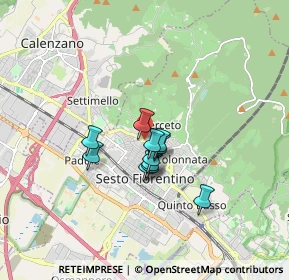 Mappa Via Napoli, 50019 Sesto Fiorentino FI, Italia (1.13455)