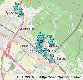 Mappa Via Napoli, 50019 Sesto Fiorentino FI, Italia (1.50182)