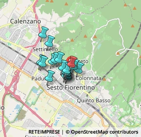 Mappa Via Napoli, 50019 Sesto Fiorentino FI, Italia (1.01632)