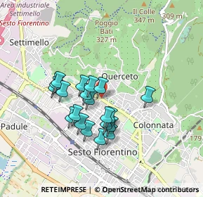 Mappa Via Napoli, 50019 Sesto Fiorentino FI, Italia (0.712)